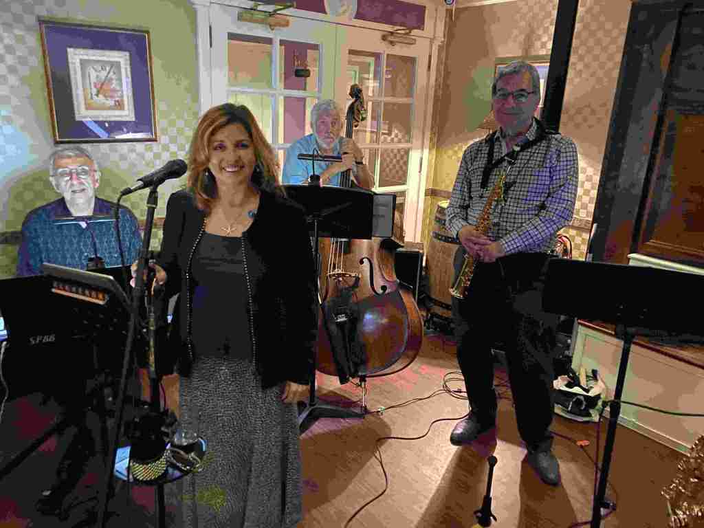 Left to right: James Argiro, Frances Rahaim, Don Baldini, Dominic Poccia (Delaney House)